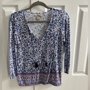 Lucky Brand Floral Long Sleeve